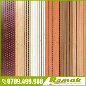Gỗ tiêu âm soi rãnh Remak® Wooden Acoustic Linear