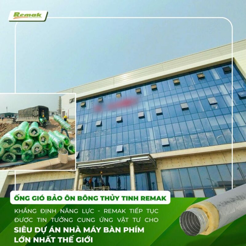 Công trình ống gió bảo ôn Remak