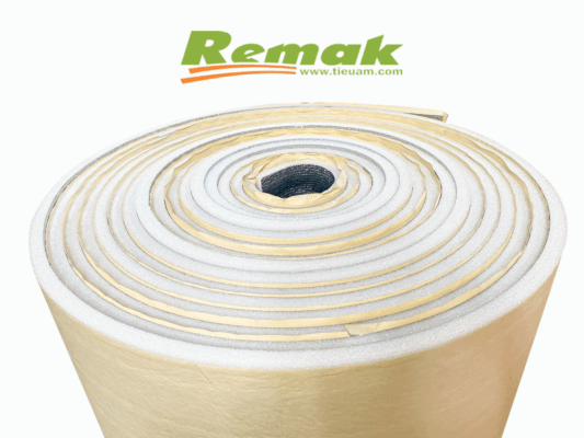 Xốp Pe dán keo 1 mặt bạc