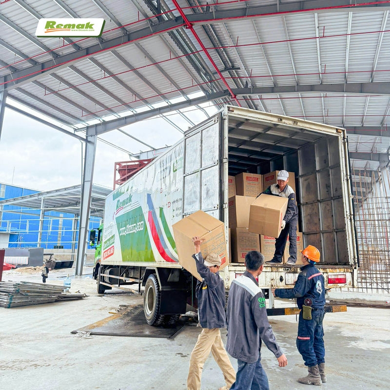 Remak cung cấp bông gốm và bông khoáng cho dự án sản xuất sợi Polyester hàng đầu Việt Nam 6 Bông gốm Remak đóng gói trong thùng rất thẩm mỹ và dễ vận chuyển