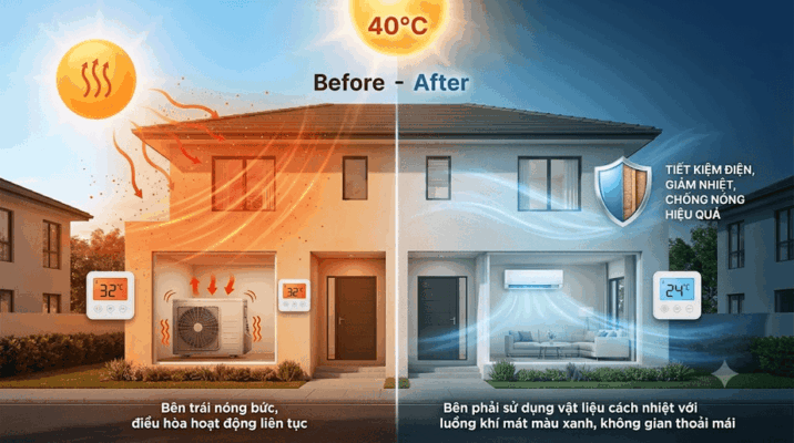 Cách chống nóng cho nhà ở hướng tây